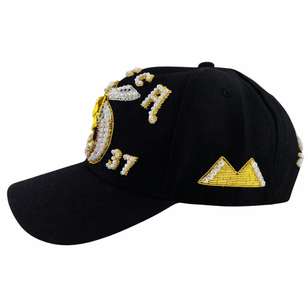 Shriners Black Color Cap