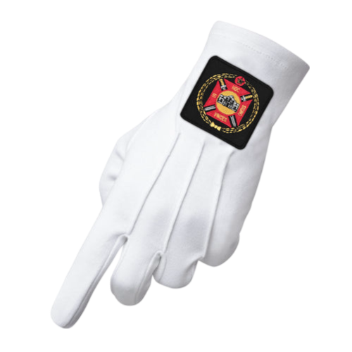 Knights Templar Commandery Gloves 