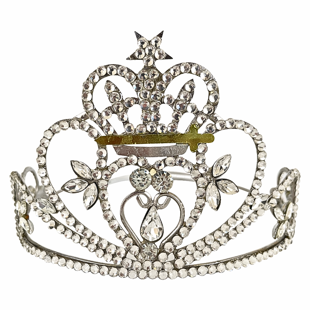 Amaranth Crown Silver Tone