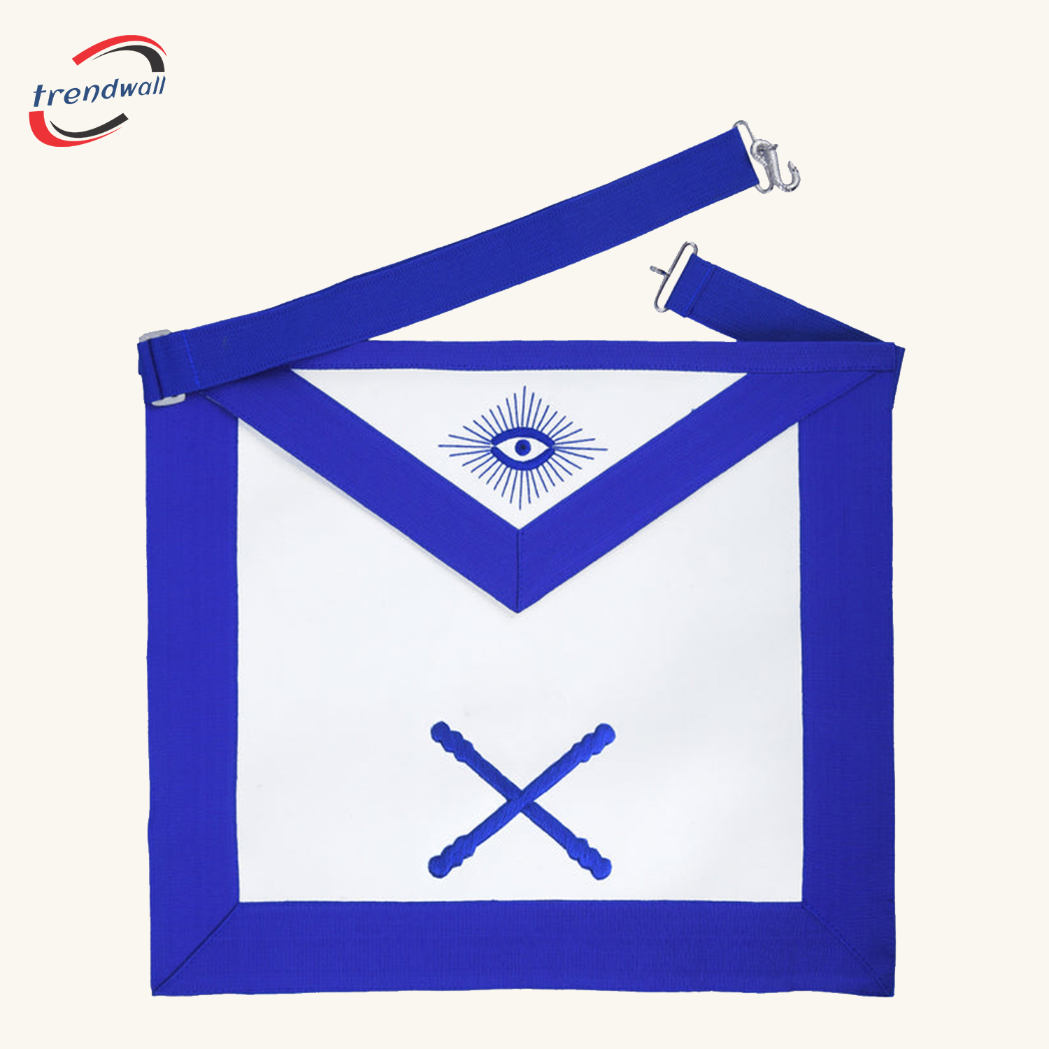 Marshal Blue Lodge Officer Apron - Machine Embroidery