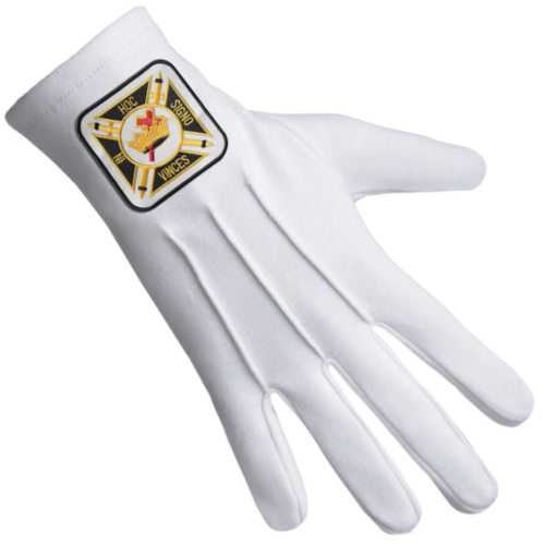Knights Templar Commandery Gloves