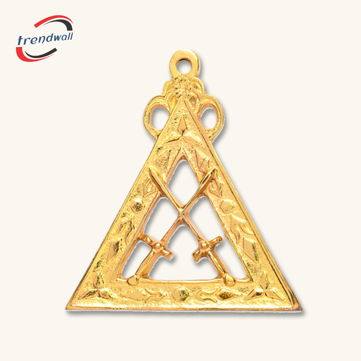 Sentinel Royal Arch Chapter Officer Collar Jewel - Gold Metal