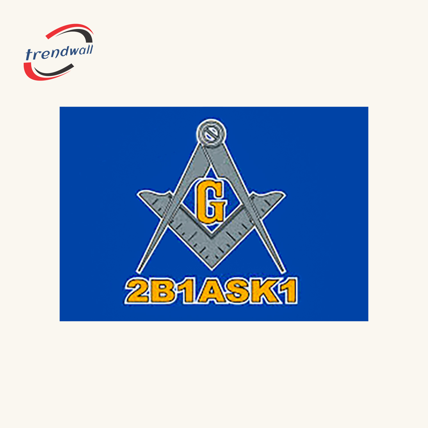 Master Mason Blue Lodge Flag