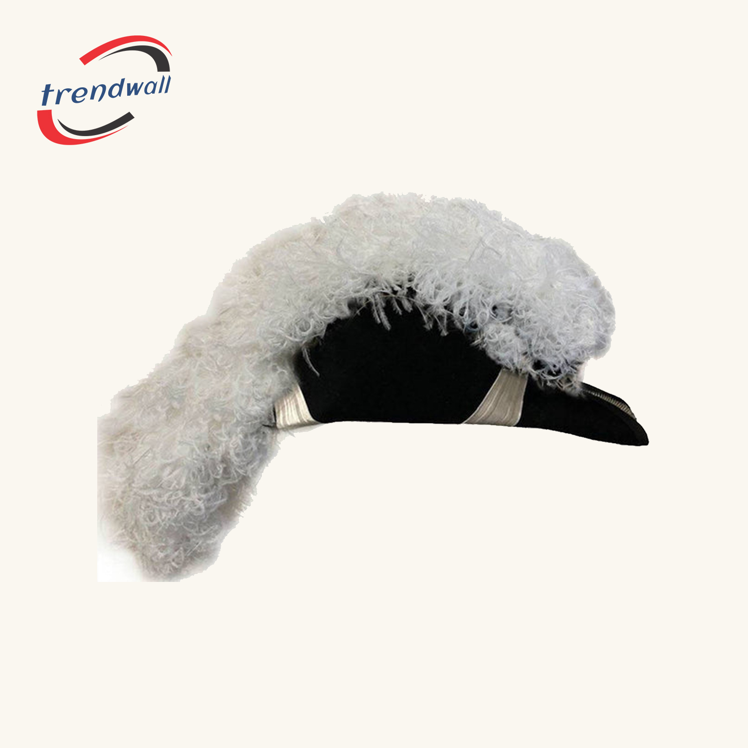 SIR KNIGHT KNIGHTS TEMPLAR COMMANDERY CHAPEAU - BLACK UNDERLAYER PLUMES