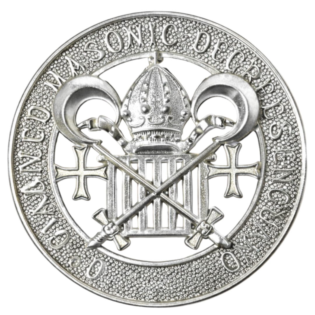 Grand Officer Allied Masonic Degrees Collar Jewel - Gold Plated