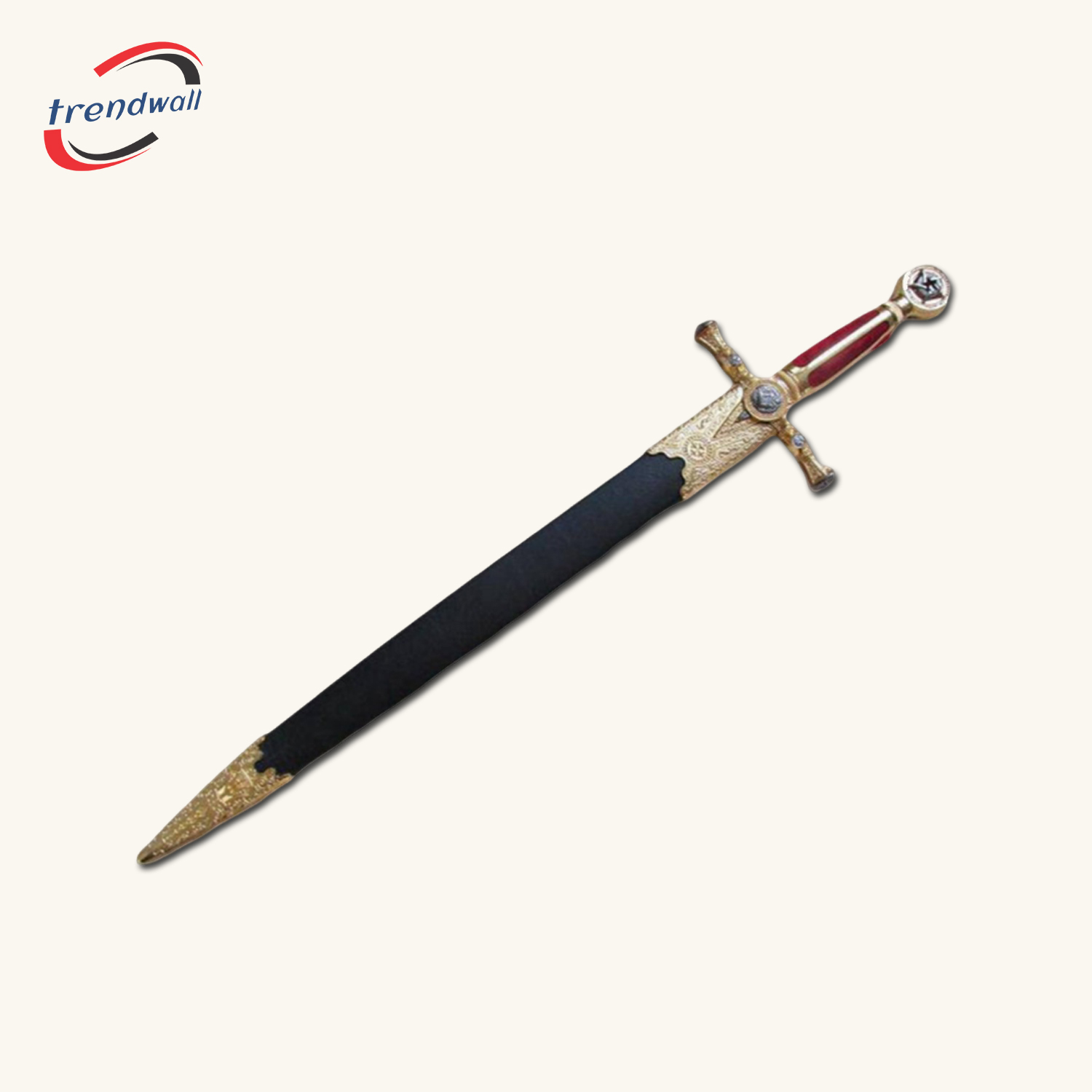 FELLOWCRAFT BLUE LODGE SWORD - SQUARE COMPASS CEREMONIAL KNIFE