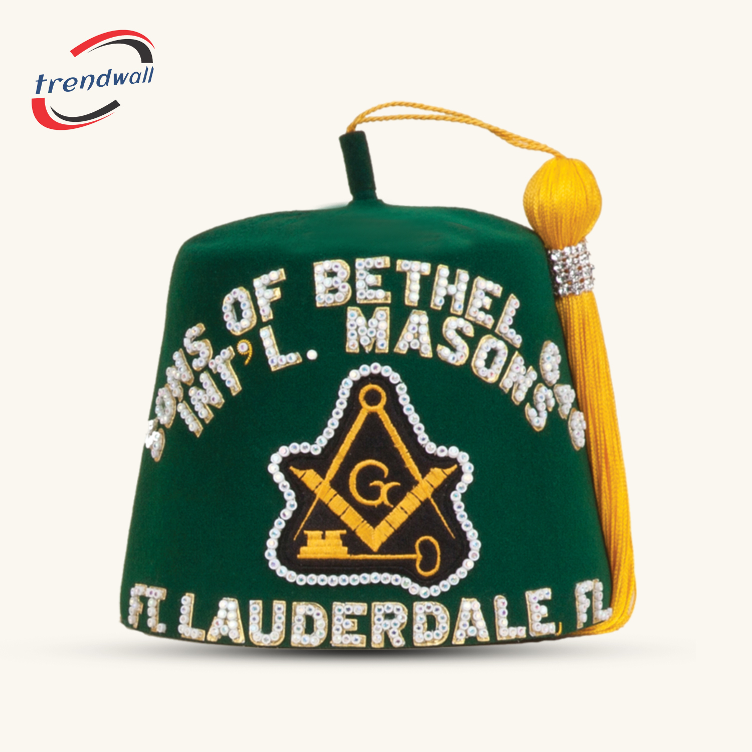 Men's International Masons Jewel Fez