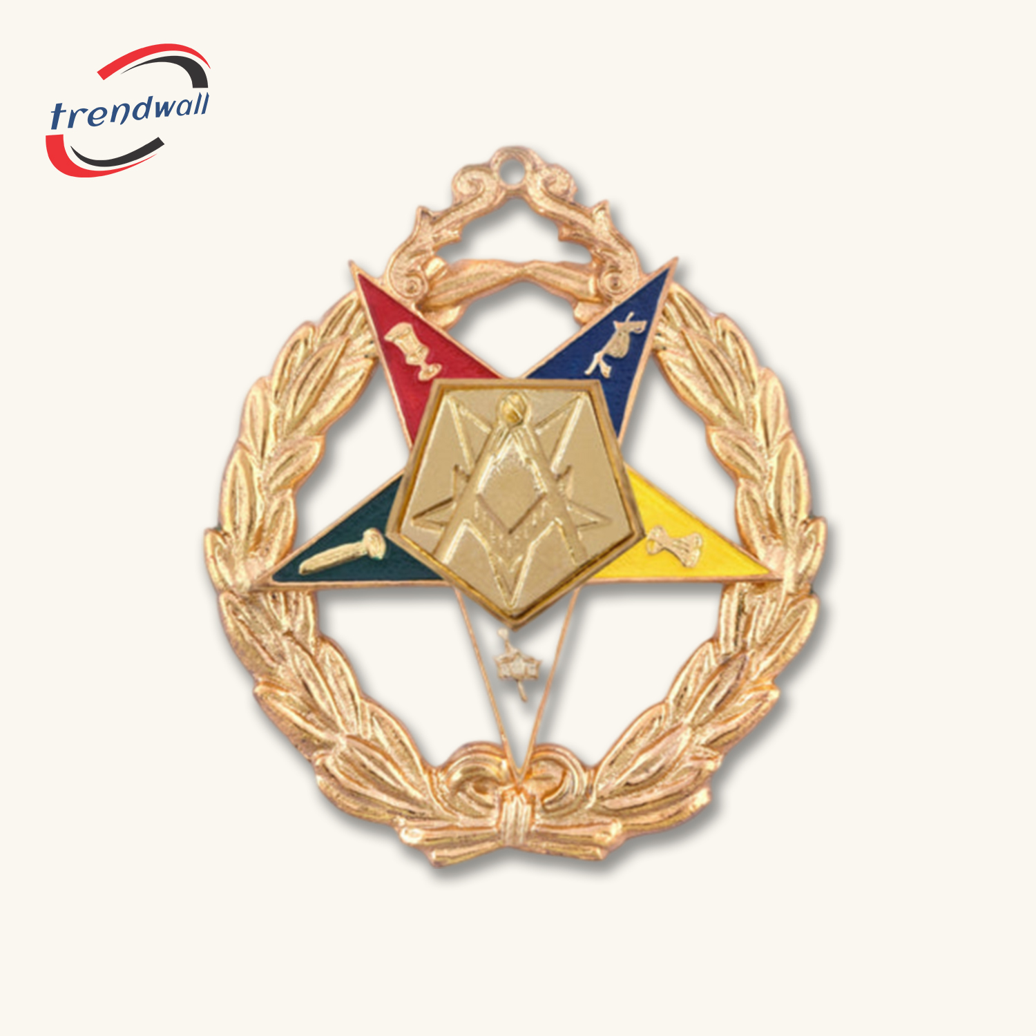 Grand Worthy Patron OES Officer Collar Jewel - Gold Plated