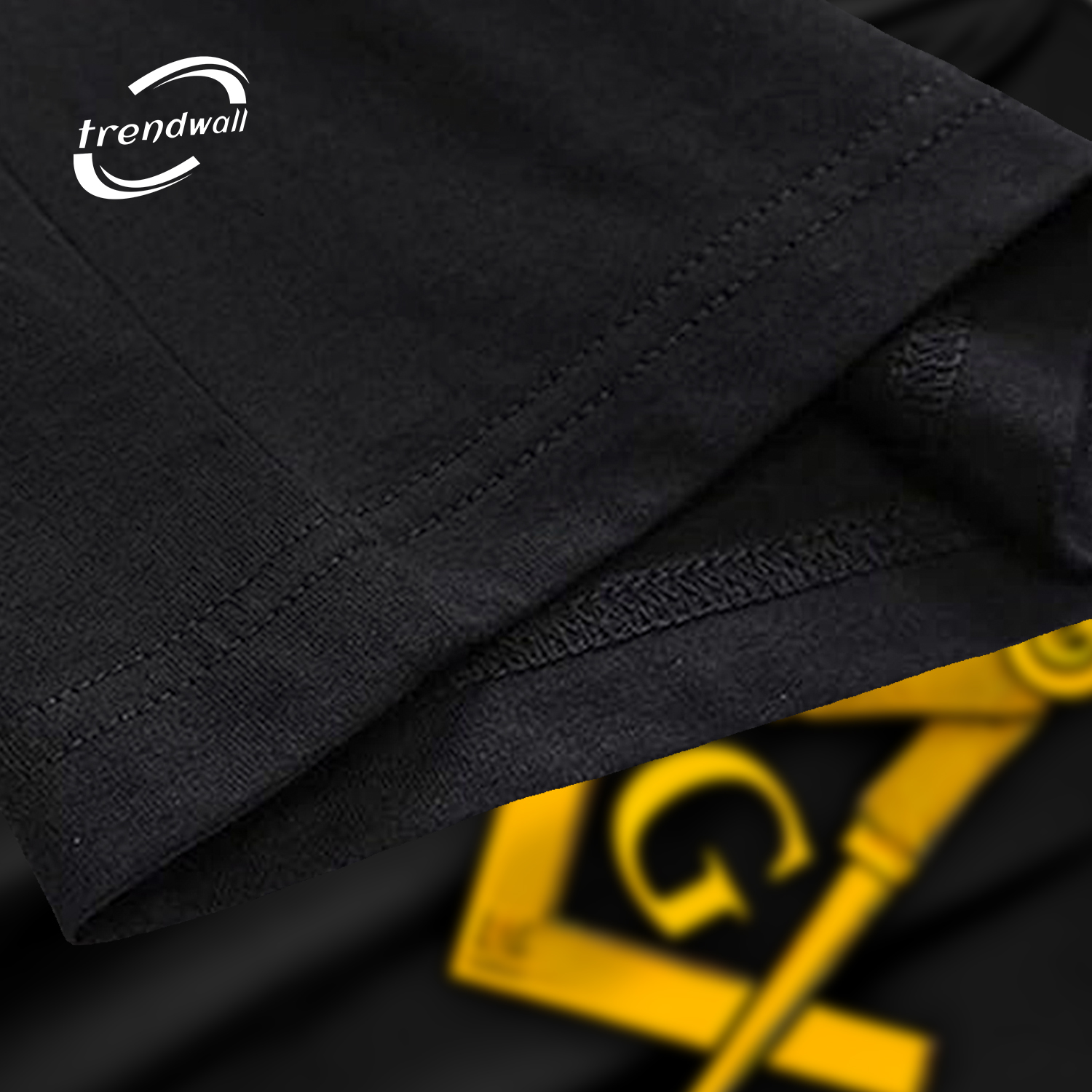 Masonic T-Shirt – Gold Square & Compass Symbol with Graphic Design