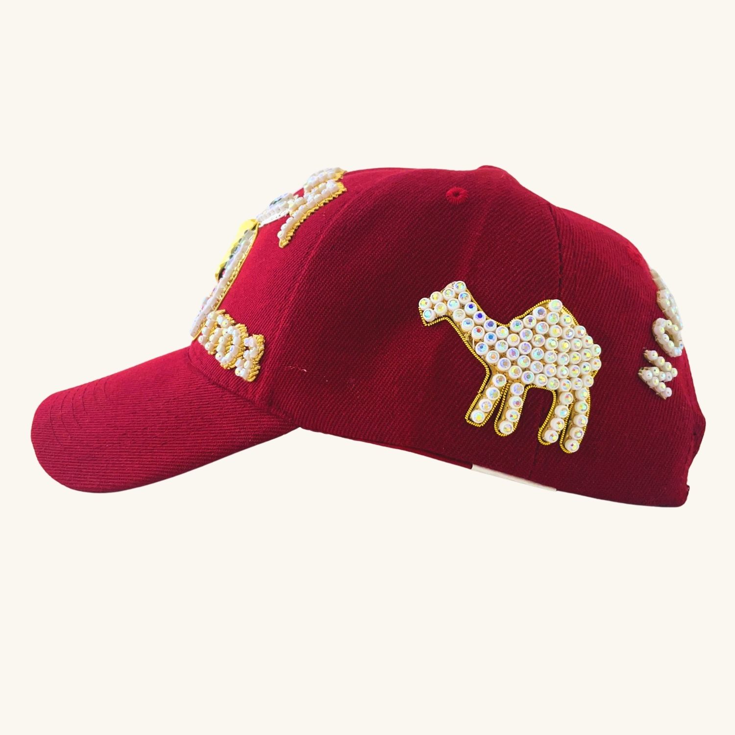 Masonic Shriners Single Row Jewel Baseball Cap