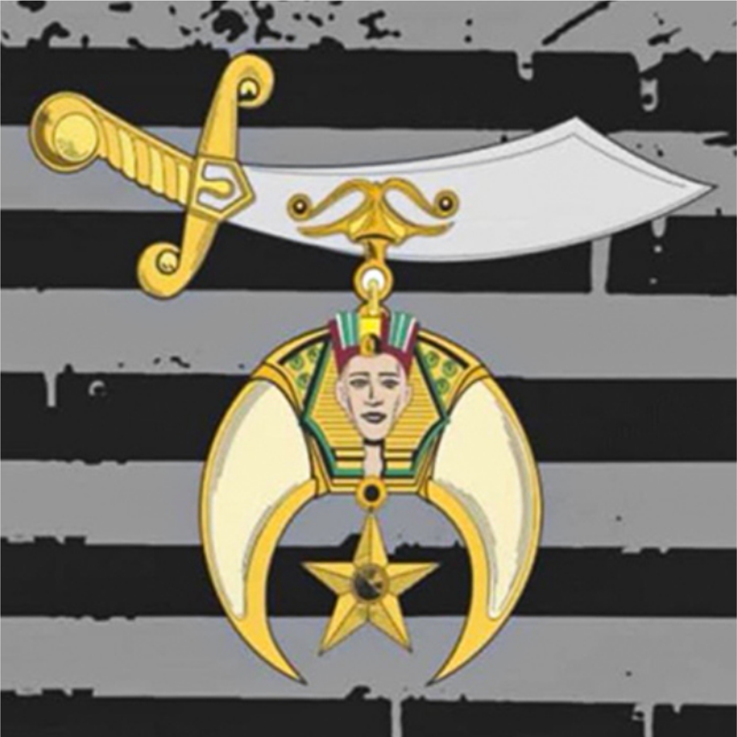 Masonic Shriner Flag