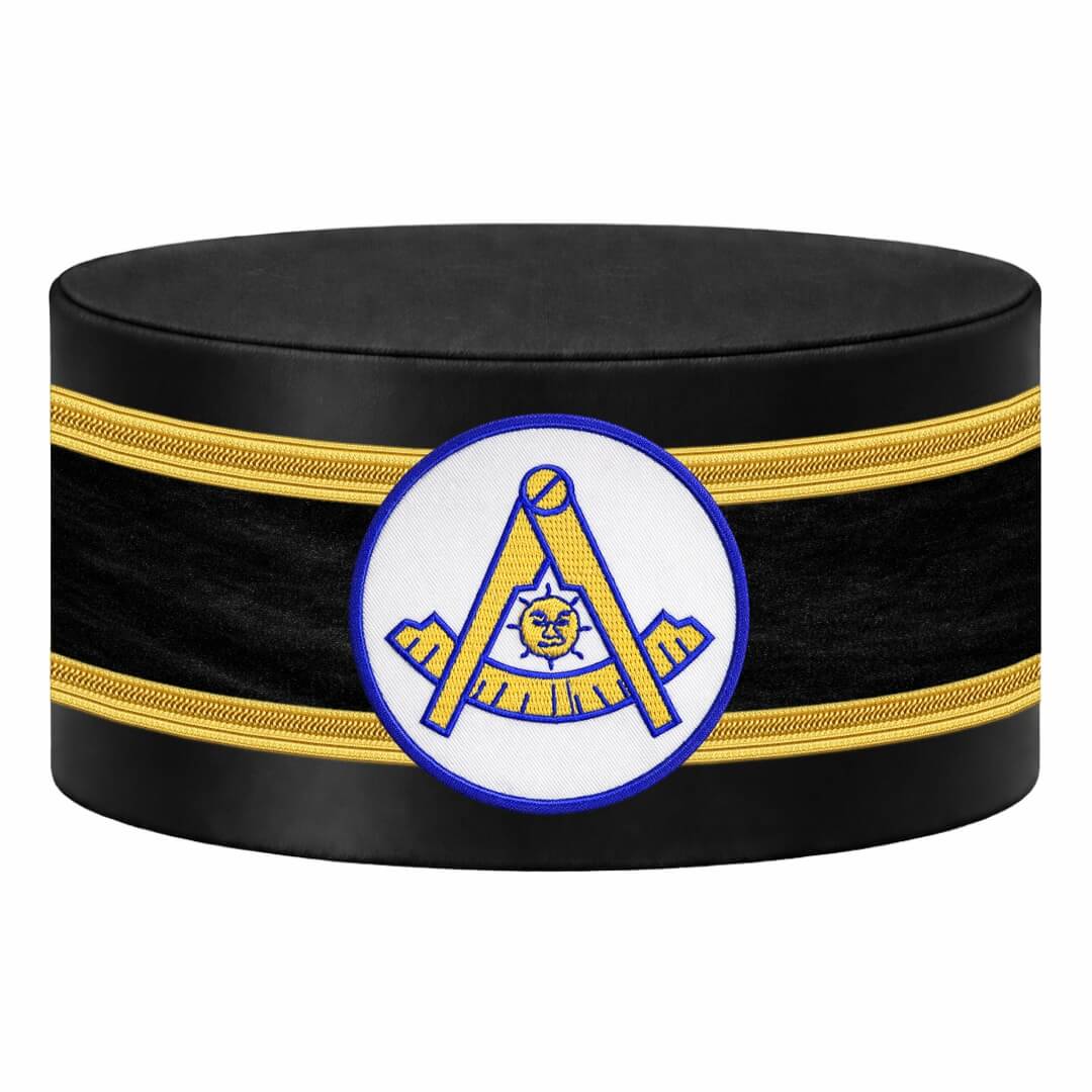 Past Master Blue Lodge California Regulation Crown Cap