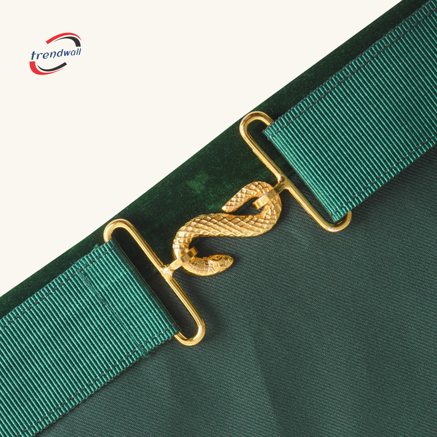 Sovereign Master Allied Masonic Degrees Apron - Gold Trim & Fringe