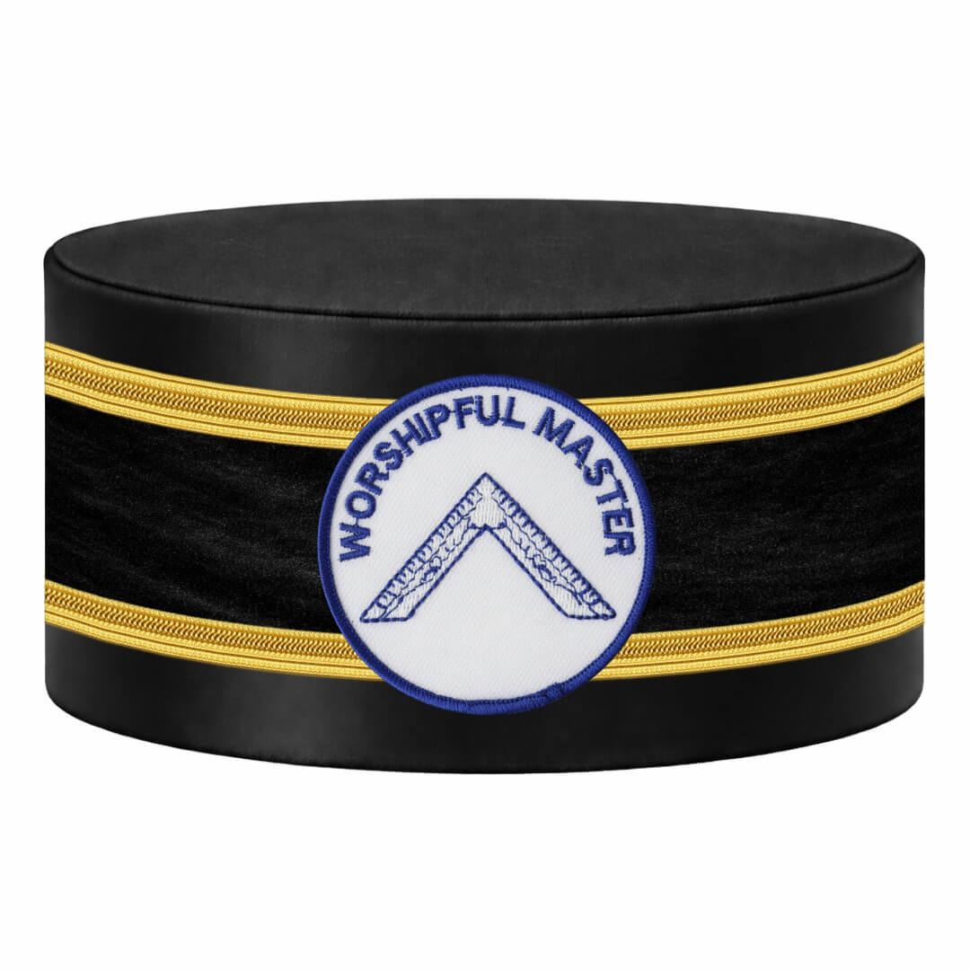 Worshipful Master Blue Lodge Crown Cap