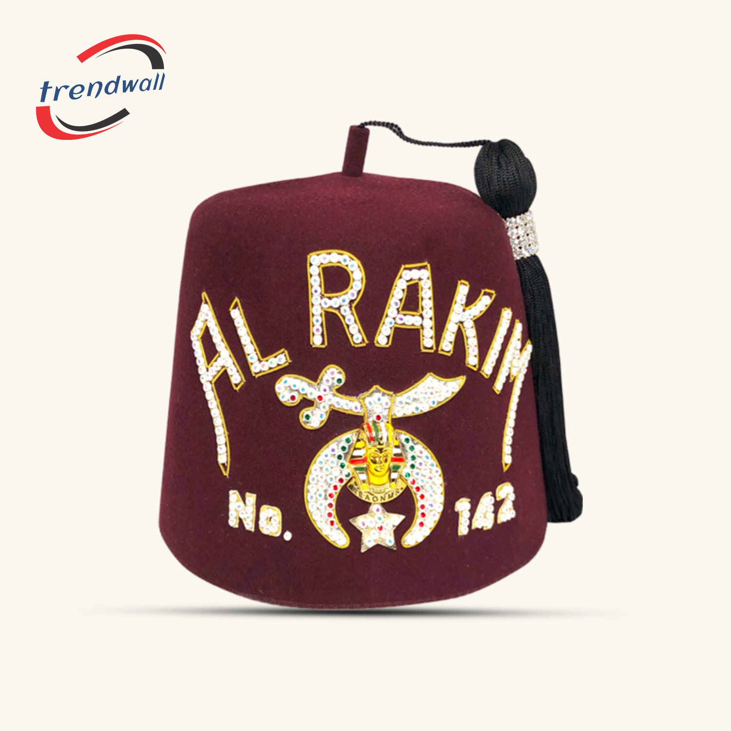 Masonic Custom Temple Name Prince hall Shriner Fez