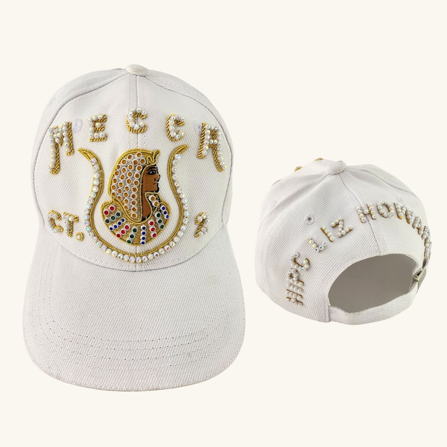 Masonic DOI Baseball Cap – Daughter of ISIS Embroidered Cap, Custom Temple Name