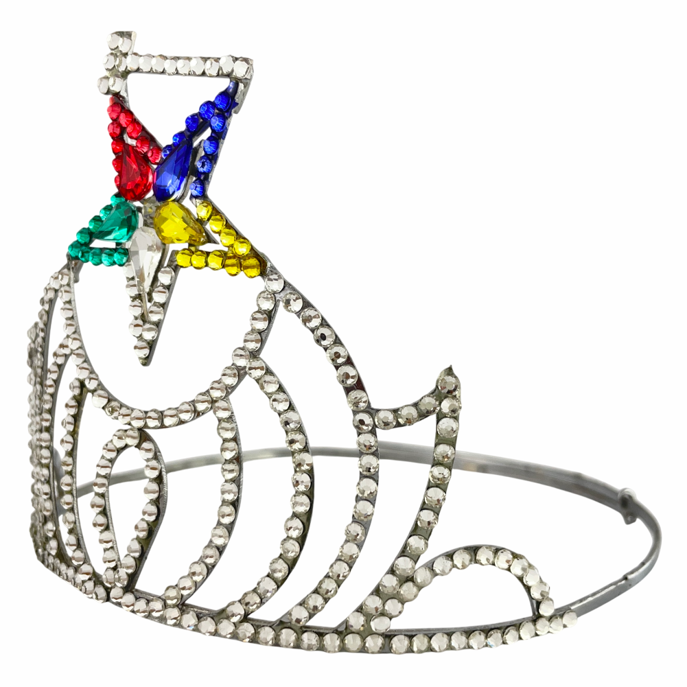 Past Matron OES Crown with Gavel