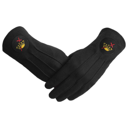 Knights Templar Commandery Gloves