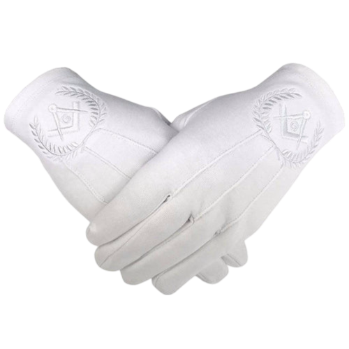 Master Mason Blue Lodge Gloves