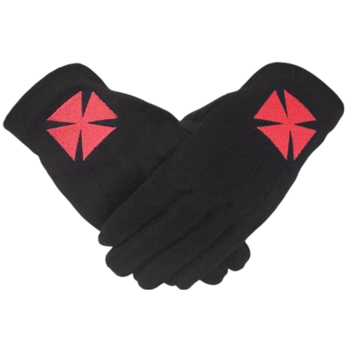 Knights Templar Commandery Gloves