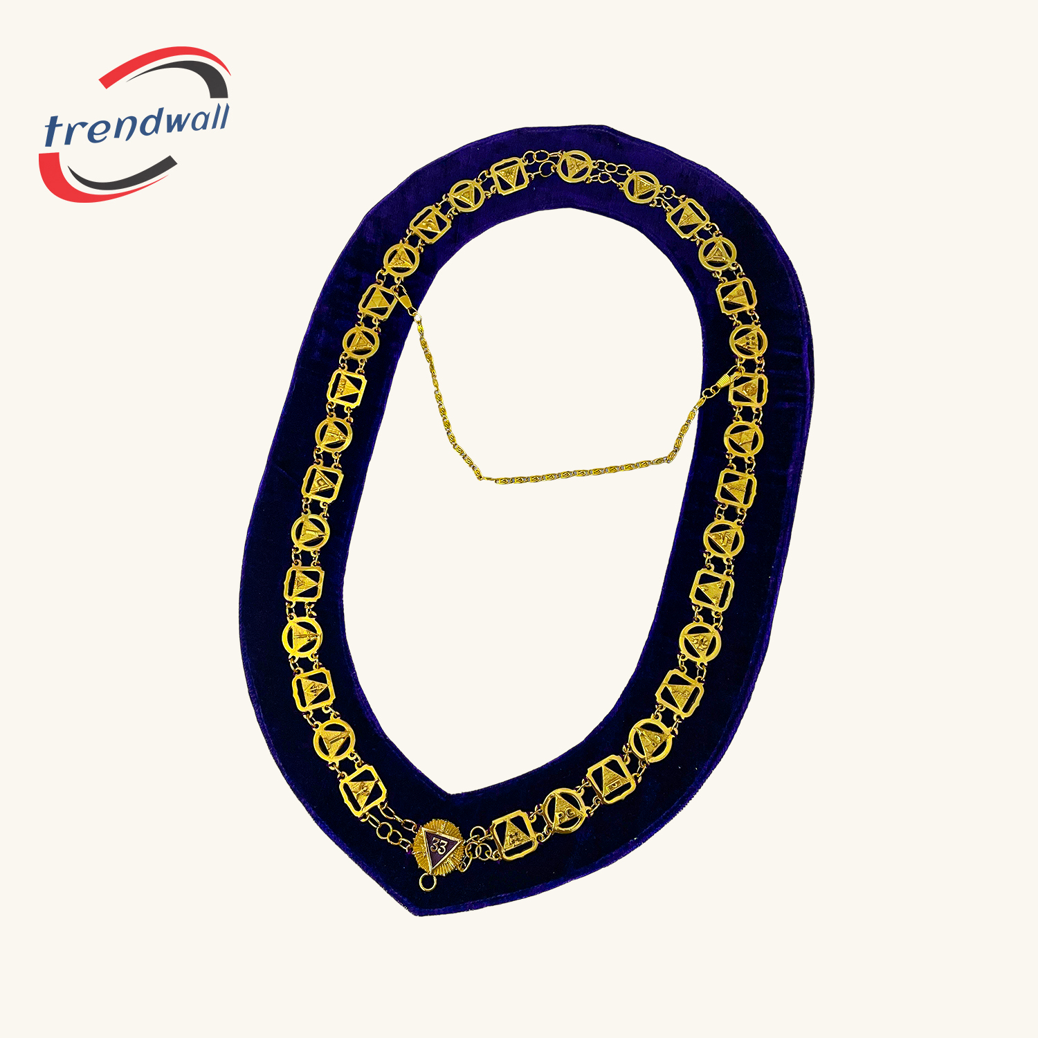 Masonic 33rd Degree Scottish Rite Chain Collar