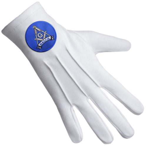Master Mason Blue Lodge Gloves