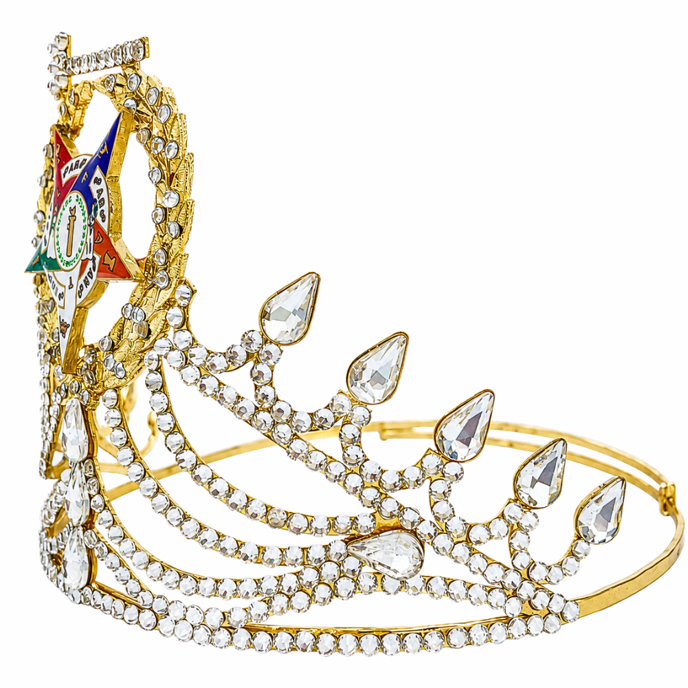 Grand Worthy Amaranth Crown With FATAL Star Emblem Gold Tone
