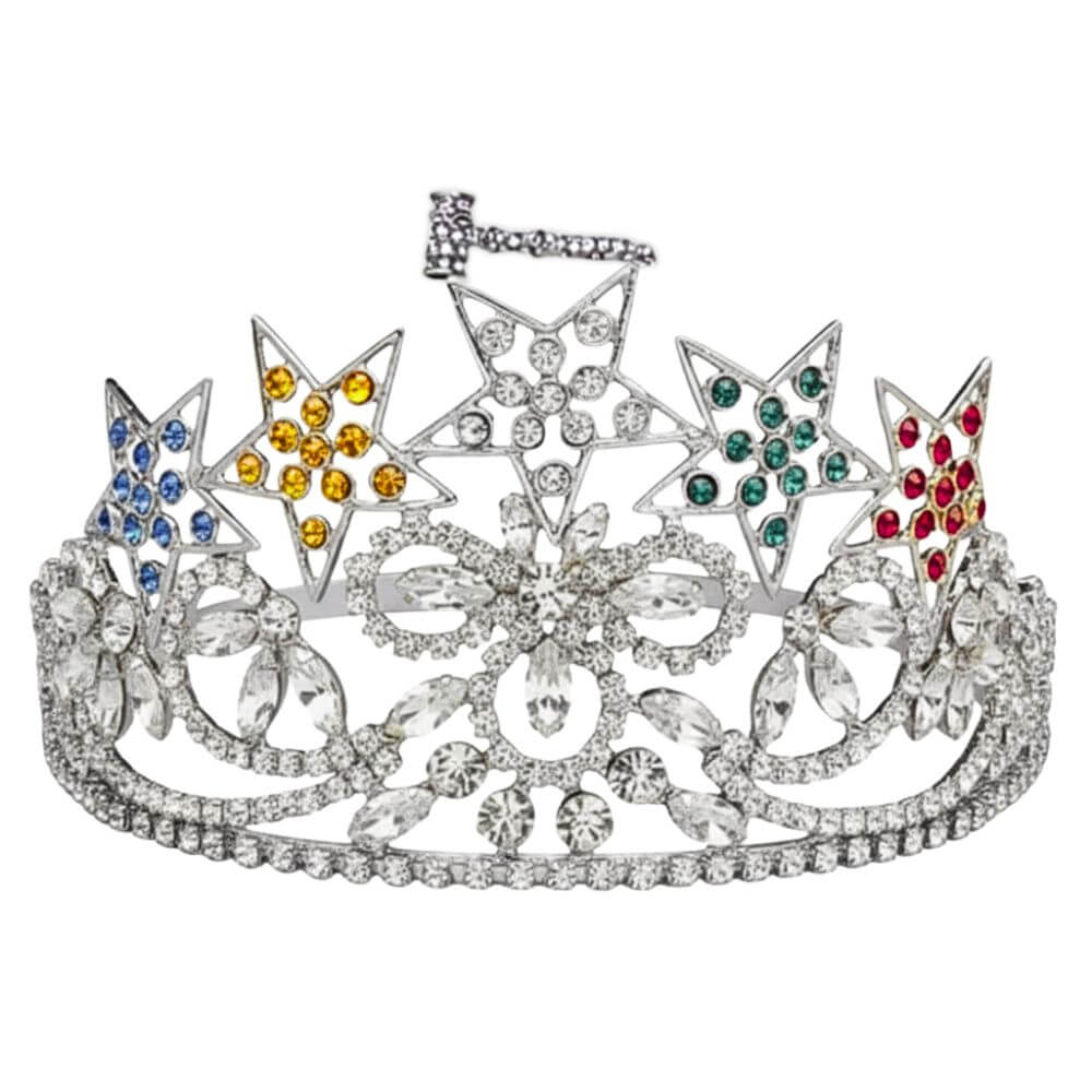 OES Five Stars Crown With Gavel