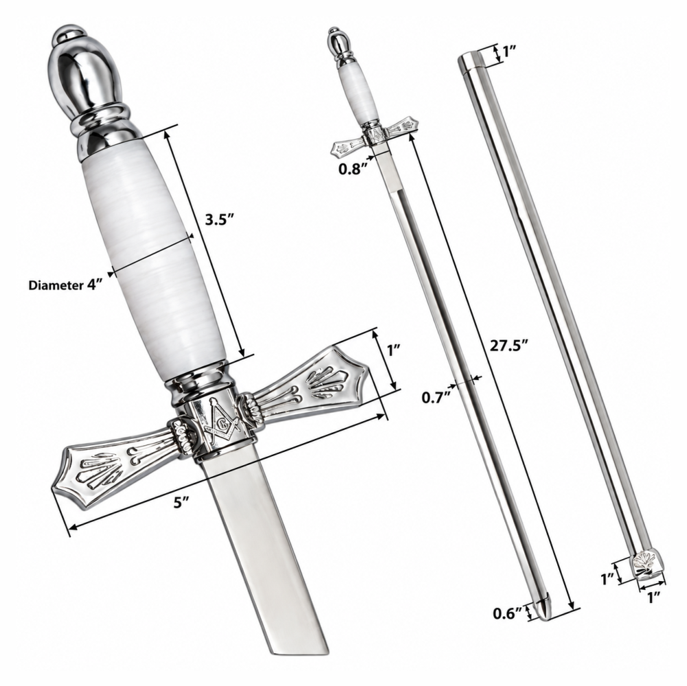Master Mason Blue Lodge Sword