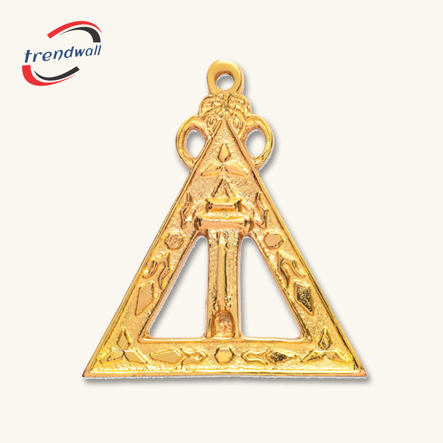 Scribe Royal Arch Chapter Officer Collar Jewel - Gold Plated
