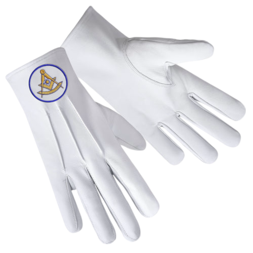 Past Master Blue Lodge California Regulation Gloves