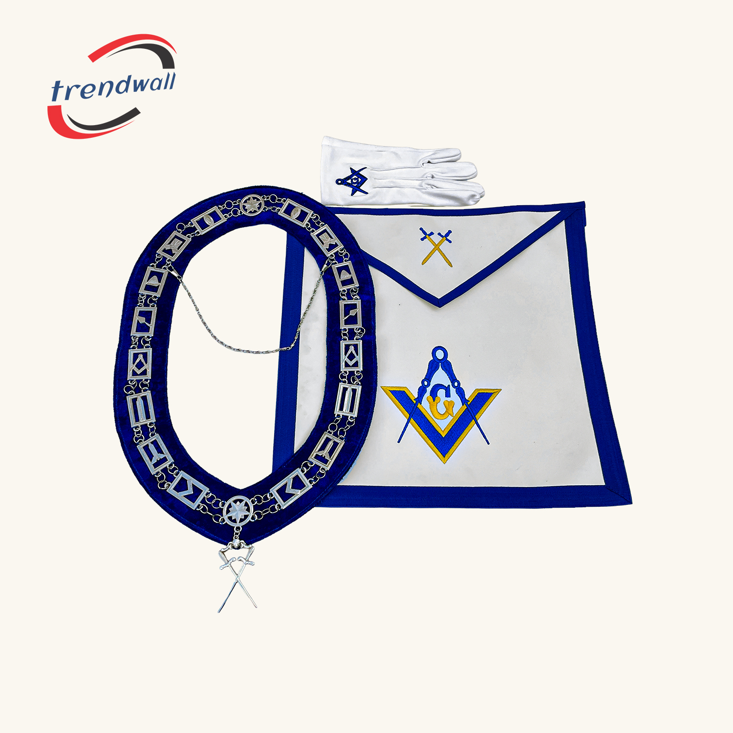 Master of Ceremonies Blue Lodge Officer Apron