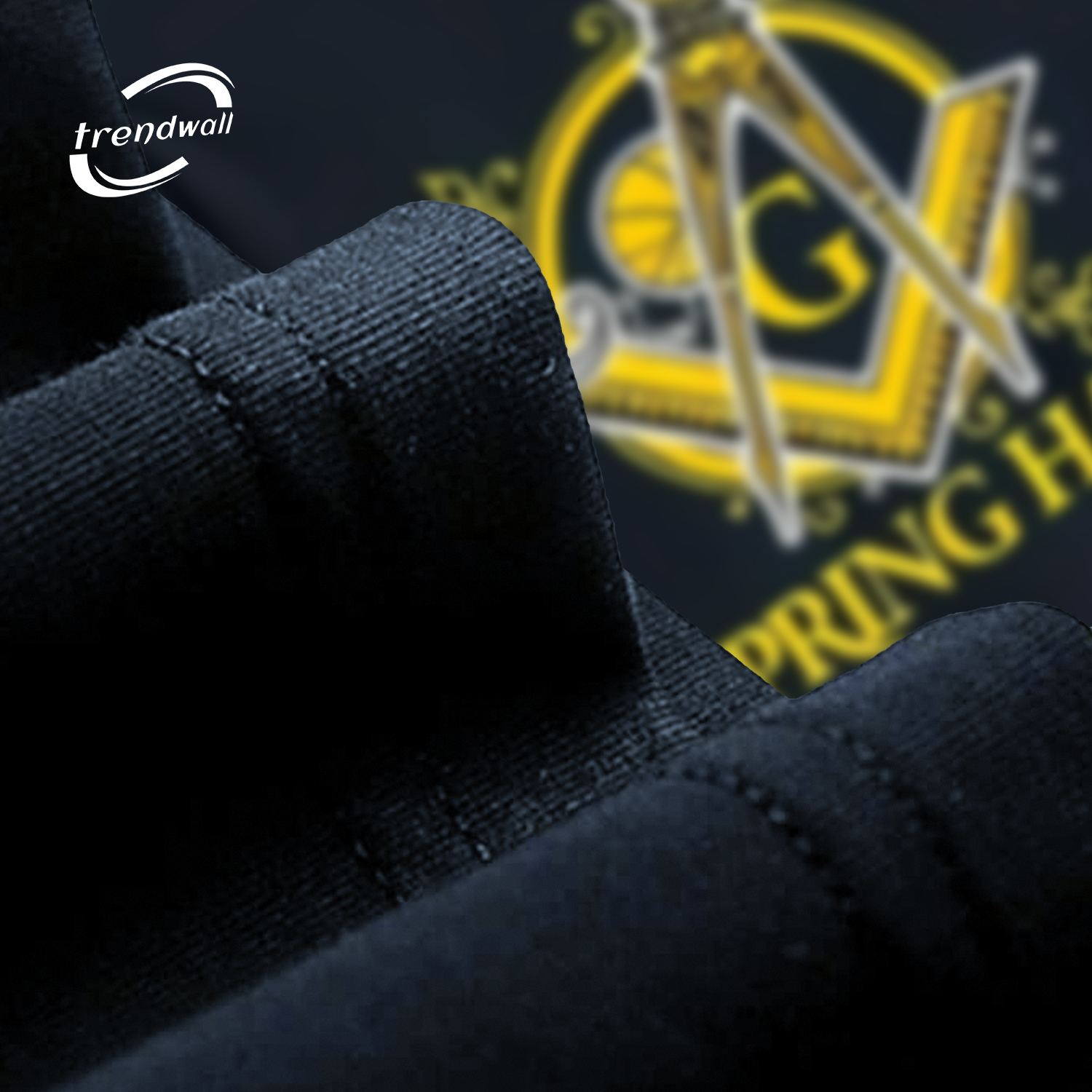 Masonic T-Shirt – Yellow Square Symbol & ‘Spring Hall’ Design