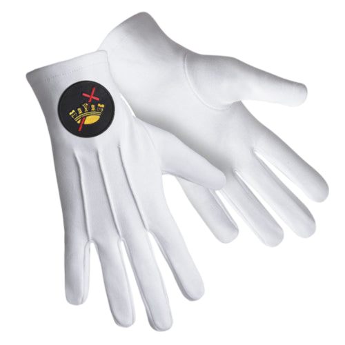 Knights Templar Commandery Gloves