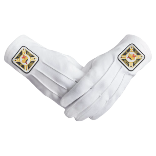 Knights Templar Commandery Gloves