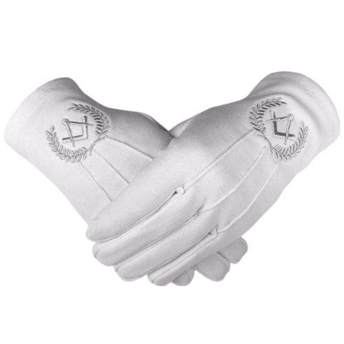 Master Mason Blue Lodge Gloves