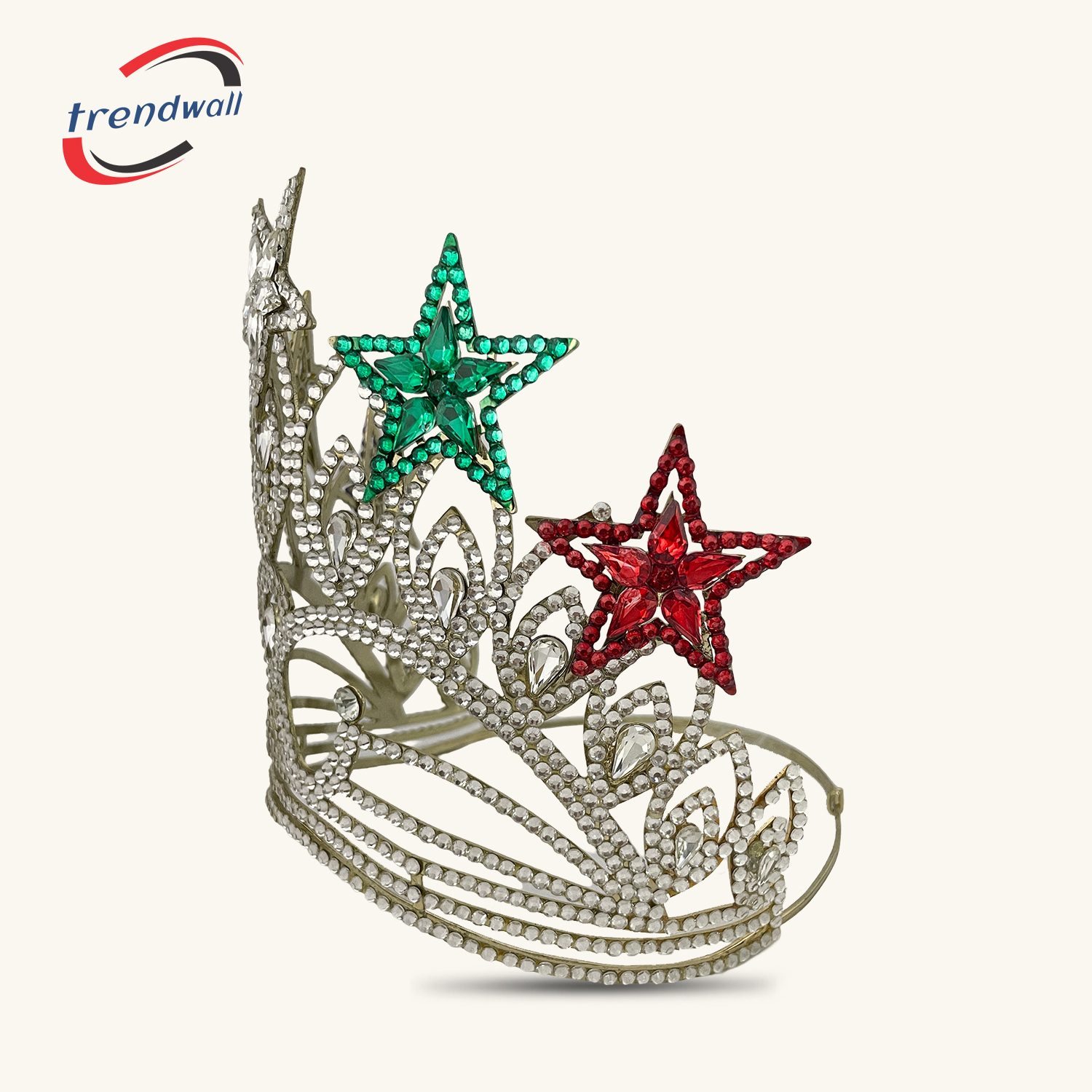 Masonic OES 5-Stars Grand Taller Crown Rare Style Gold Tone Adjustable