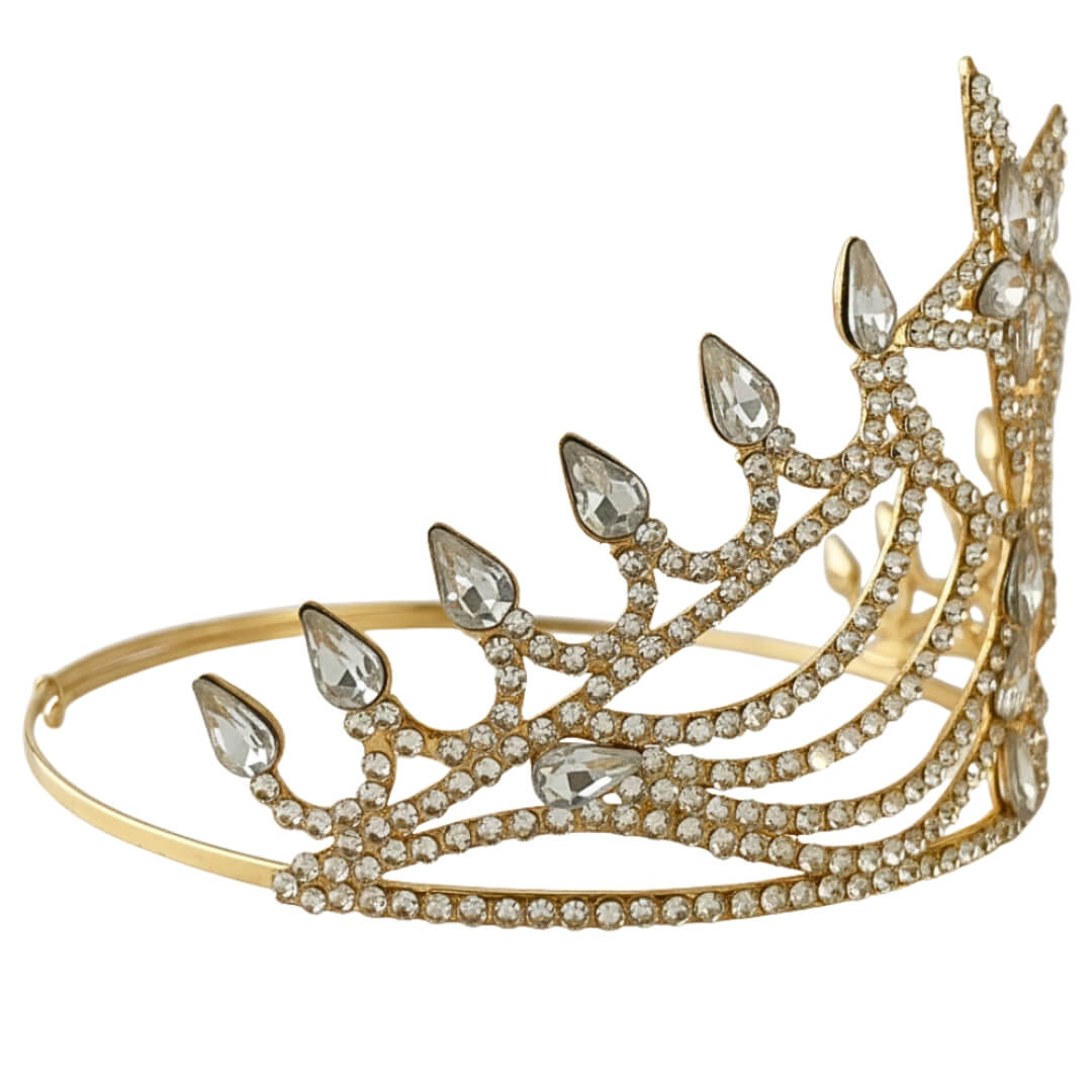 Masonic Grand Matron Clear Star Crown