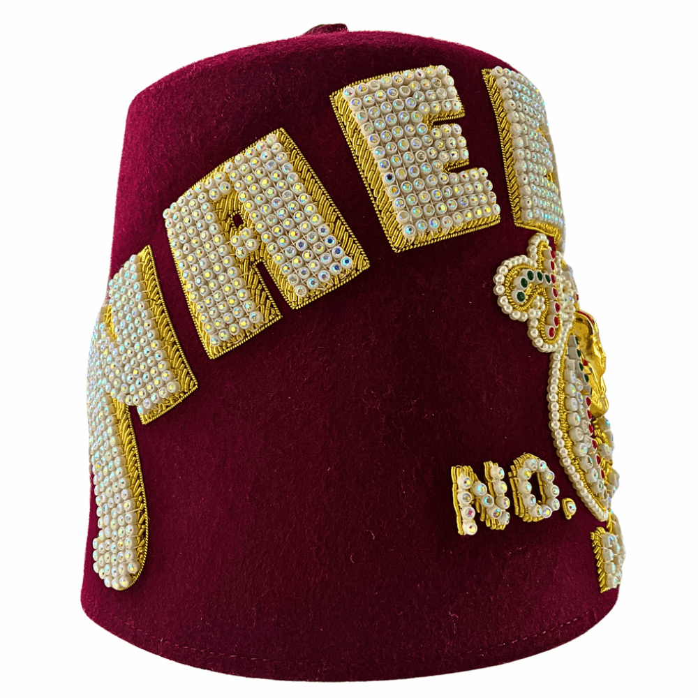 Shriners Burgundy Fez