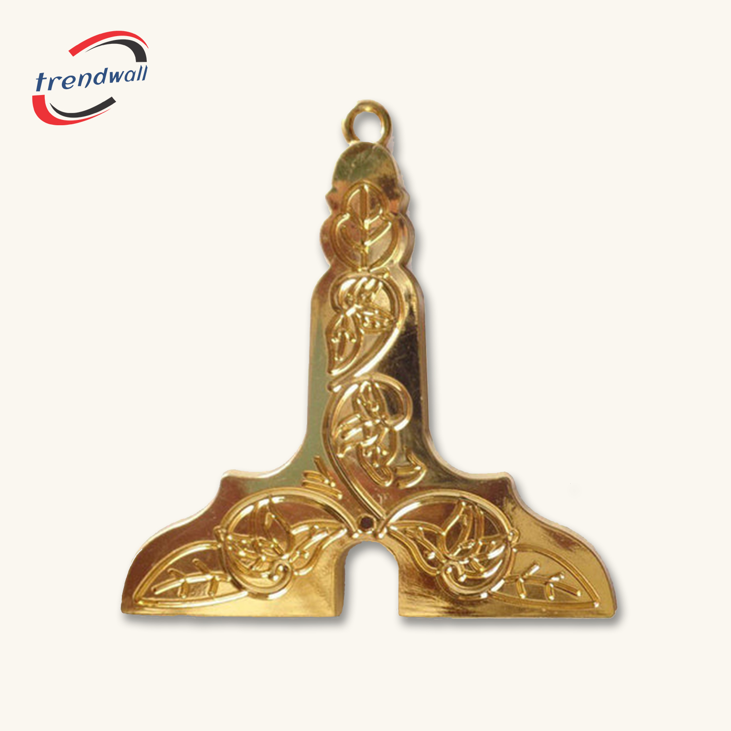 Senior Warden Blue Lodge Officer Collar Jewel - Gold Craft