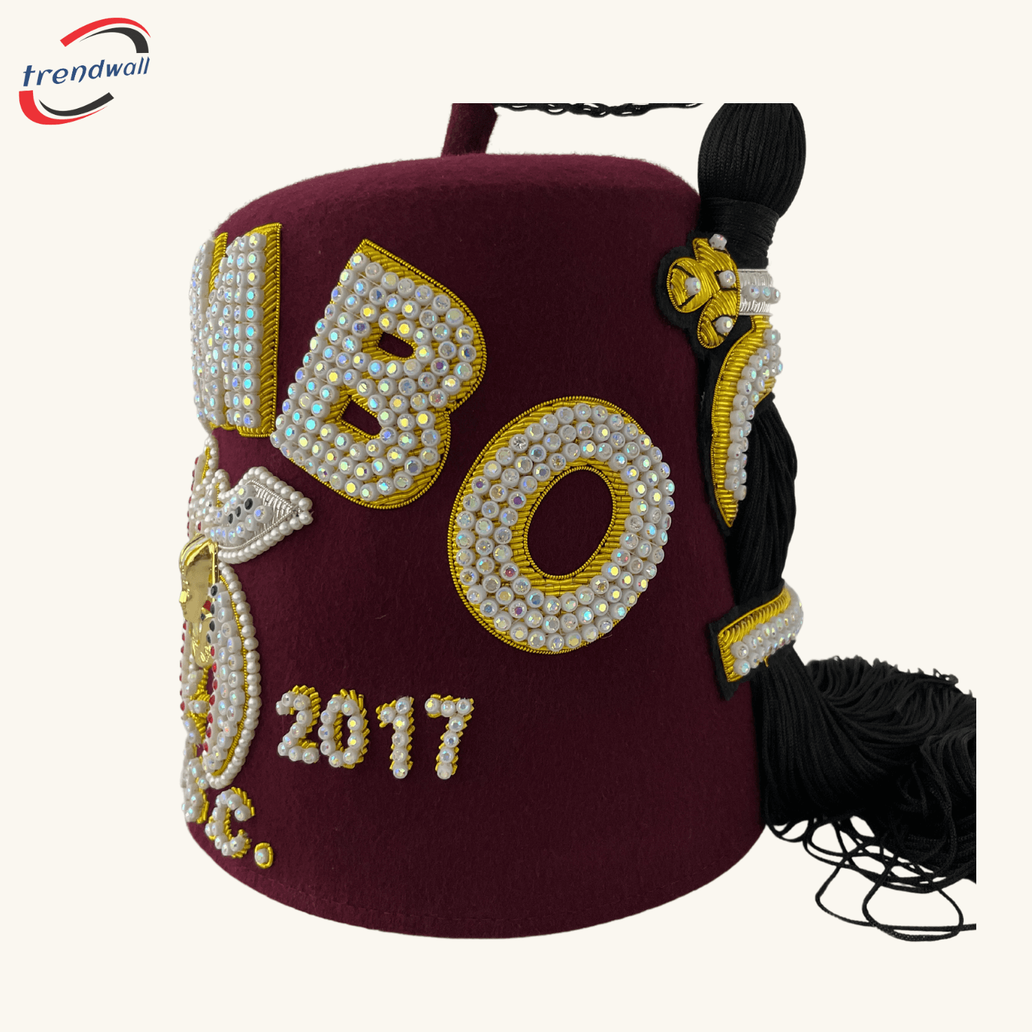 Shriner Burgundy Fez