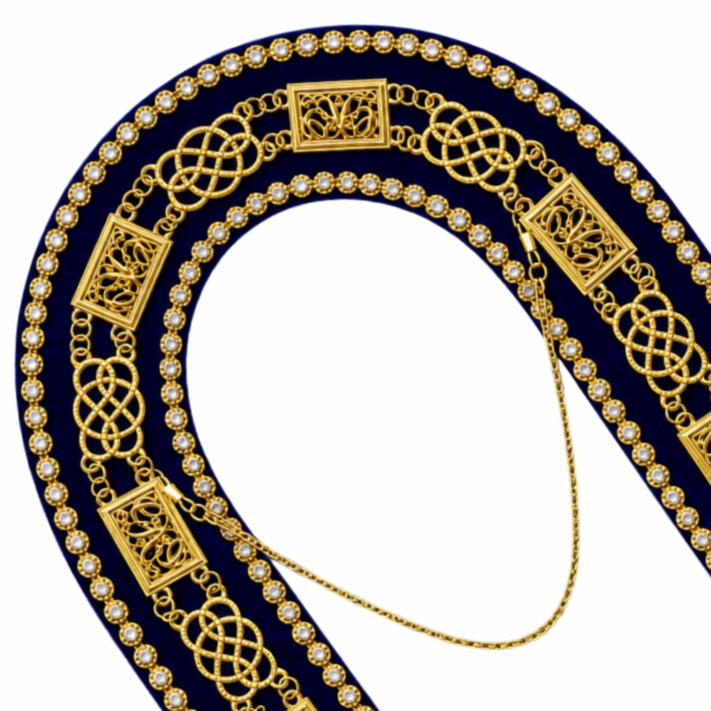 Grand Officers Blue Lodge Chain Collar