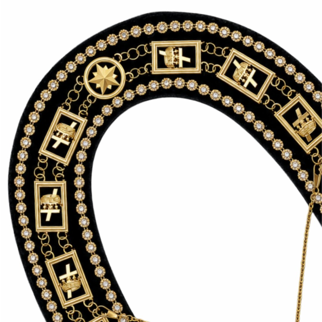 Knights Templar Commandery Chain Collar