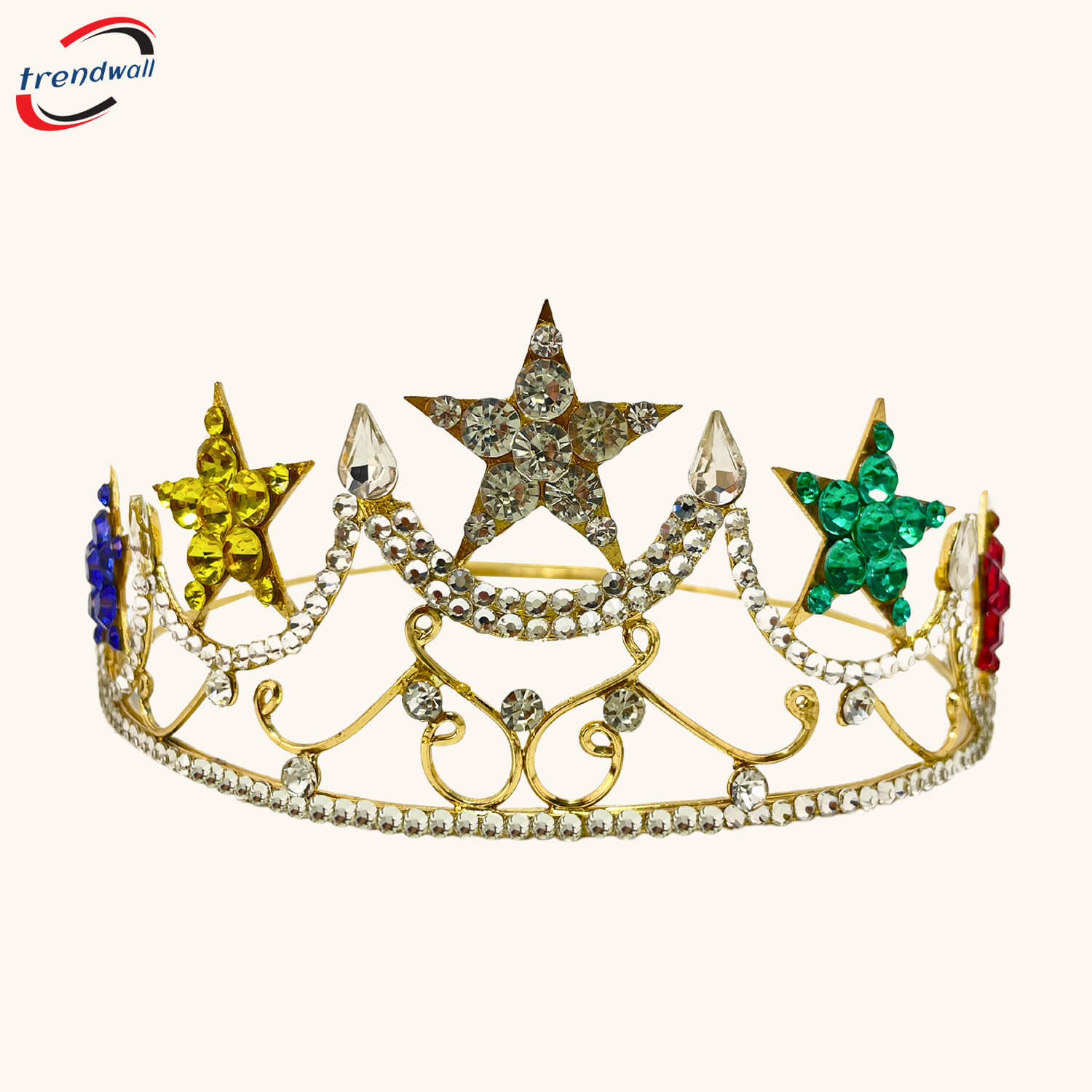 Freemason 5-Star Crown Gold Tone