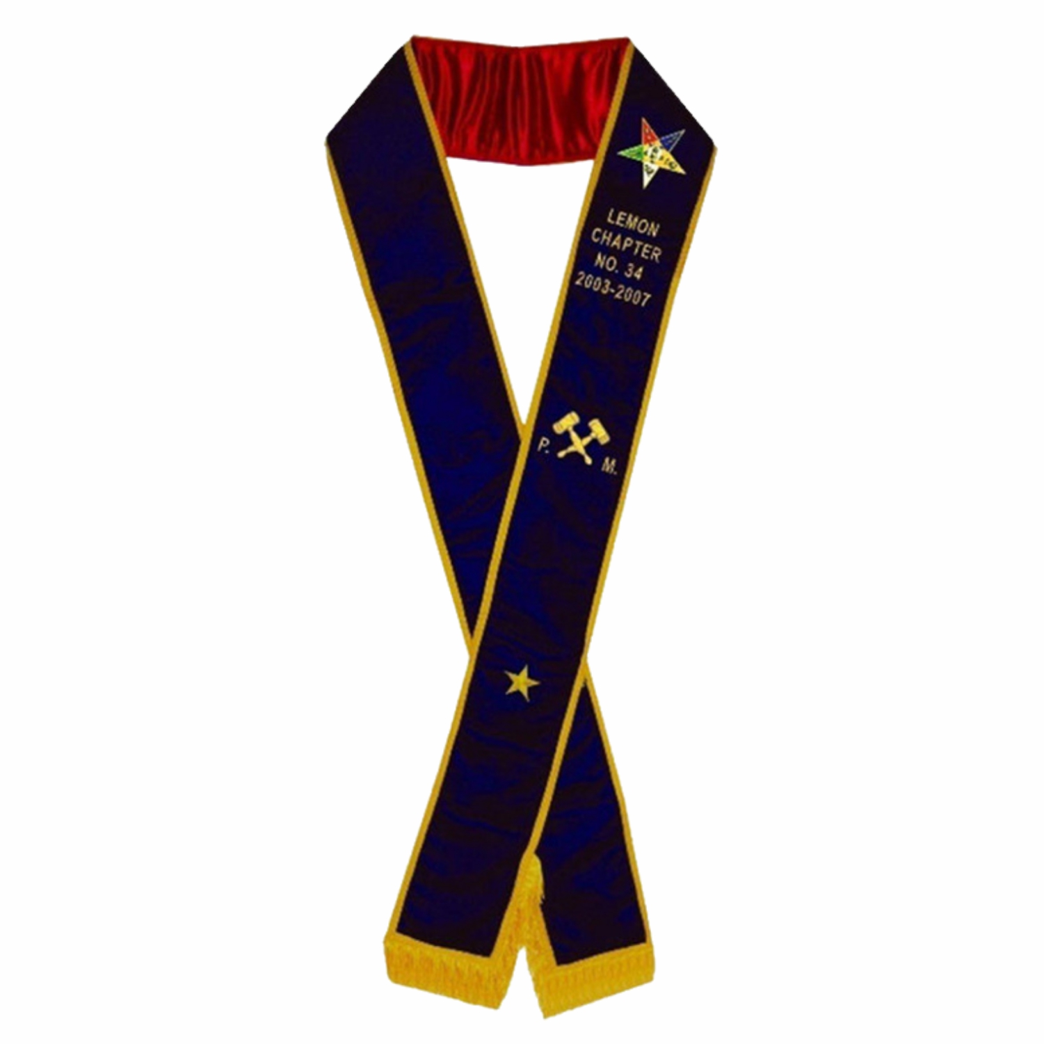 Past Matron OES Sash