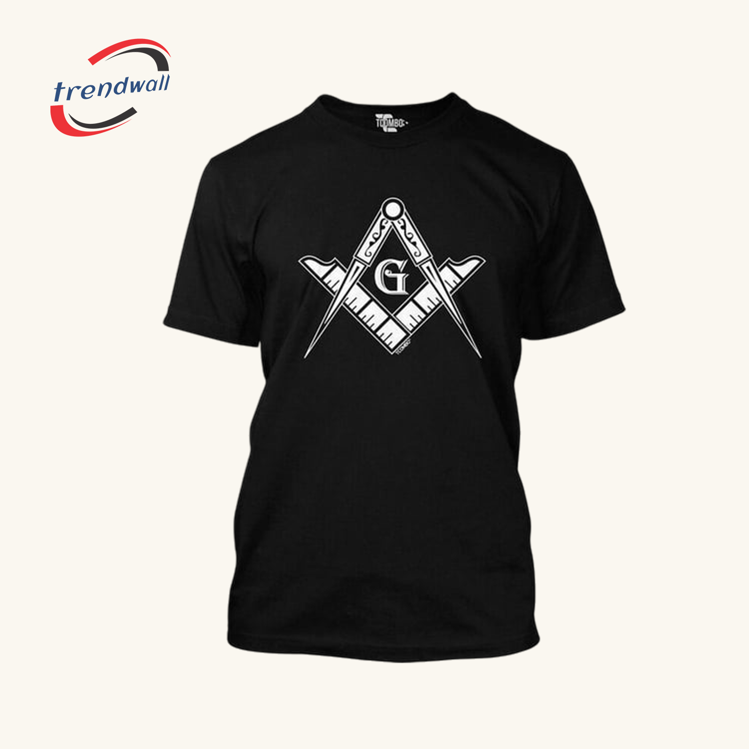 Masonic Black V-Neck T-Shirt 