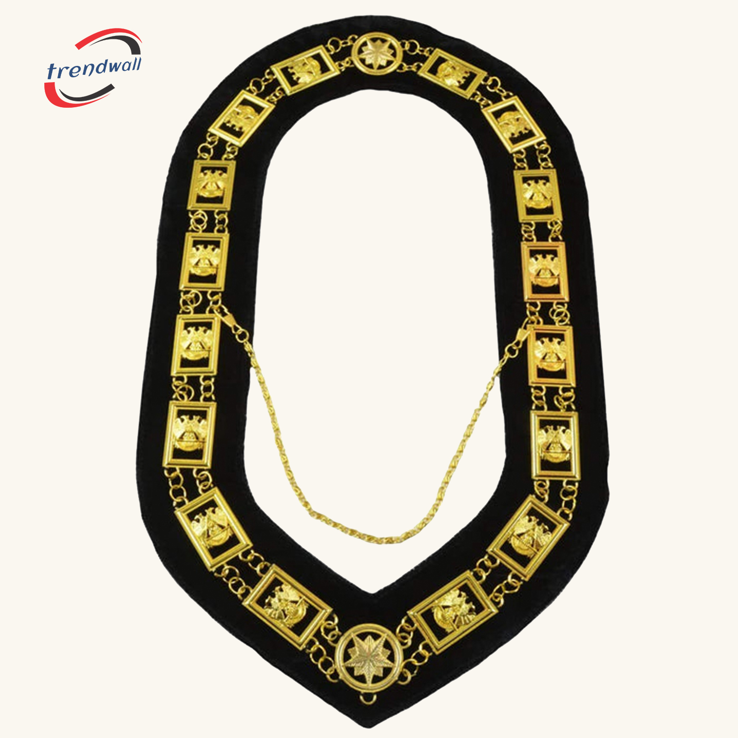 32ND DEGREE DOWN WING SCOTTISH RITE CHAIN COLLAR