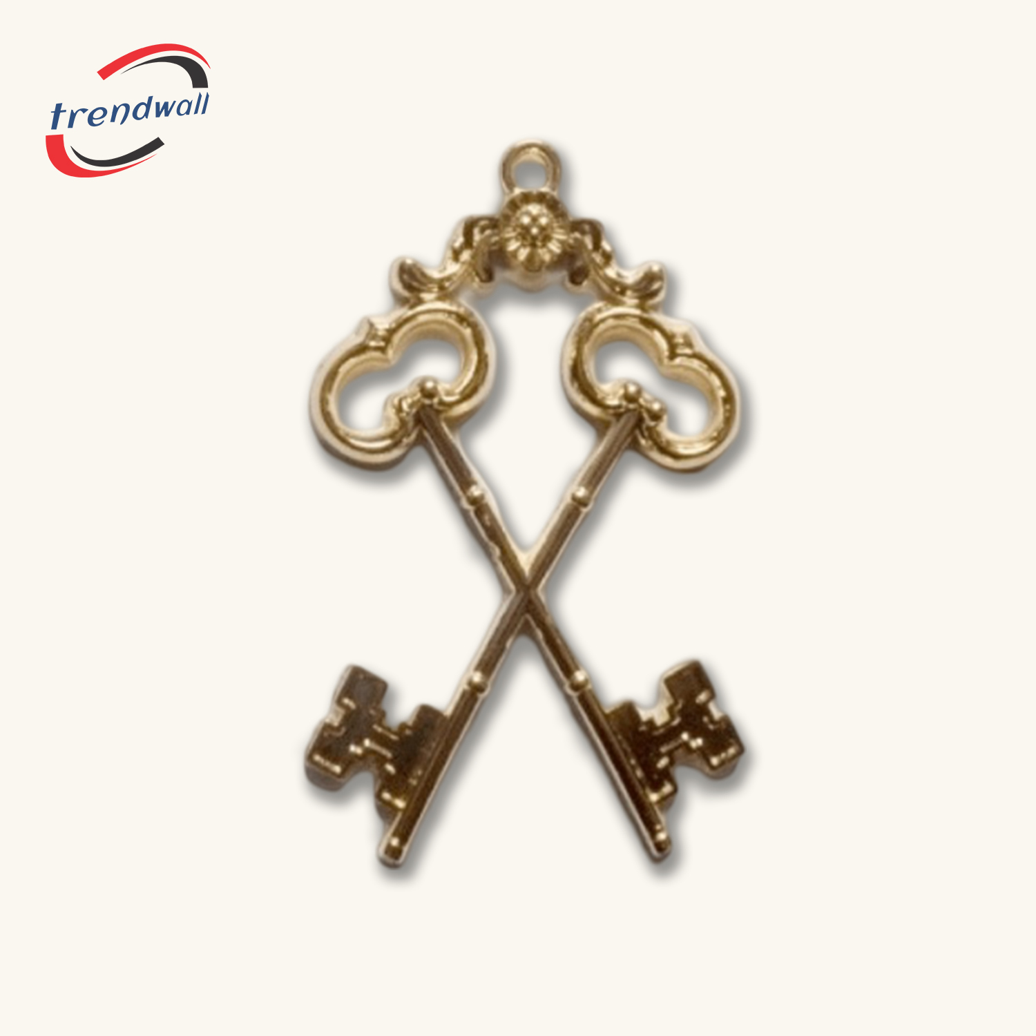 Treasurer Blue Lodge Officer Collar Jewel - Gold Metal