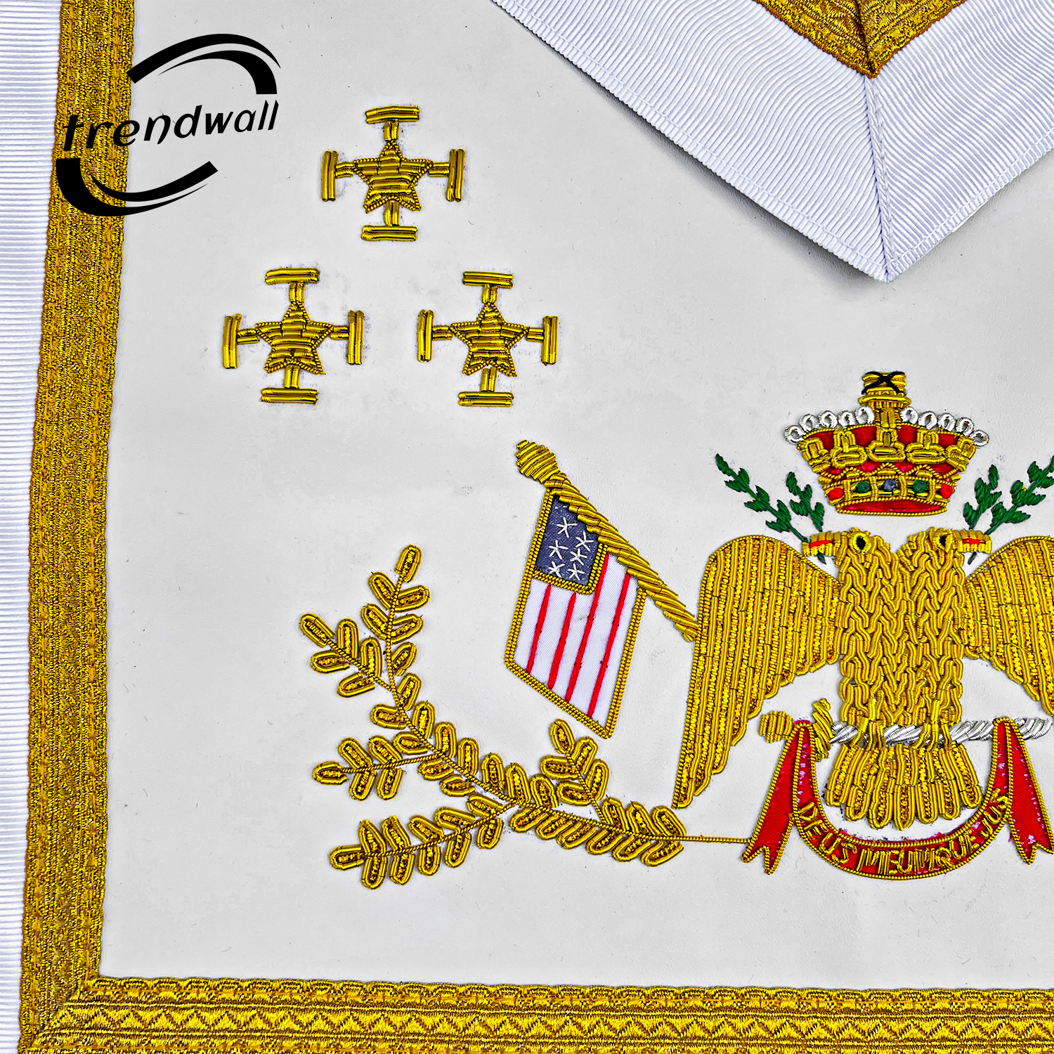 Scottish Rite 33rd Degree Apron with Collar