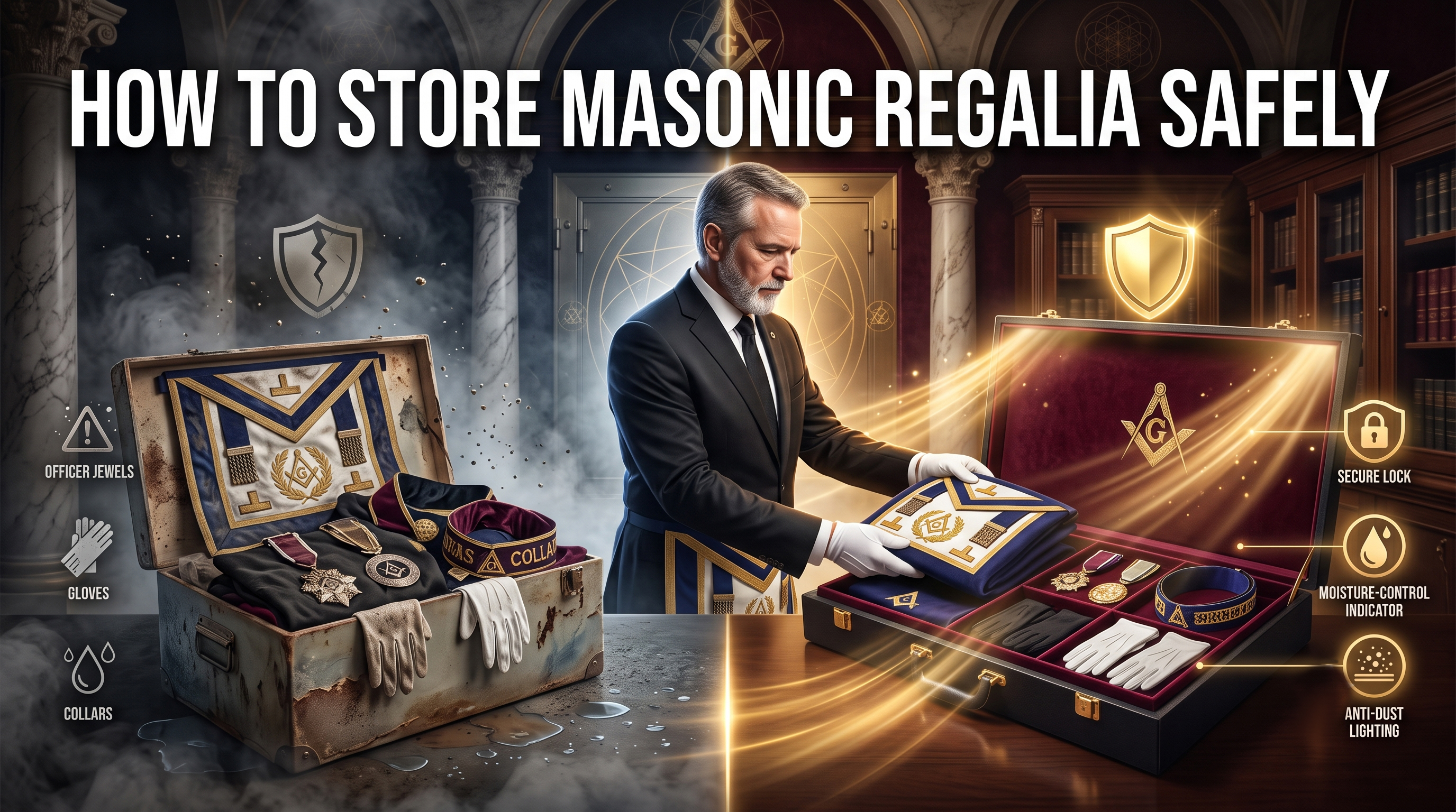 How to Store Masonic Regalia Safely